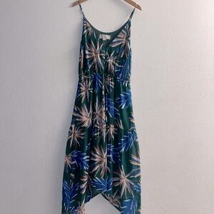 New Trovata Birds of Paradis Floral Spaghetti Dress Size M